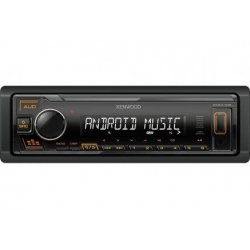 Kenwood KMM-105A autóhifi fejegység mechanika nélkül USB/AUX FLAC/MP3/WMA narancs gomb